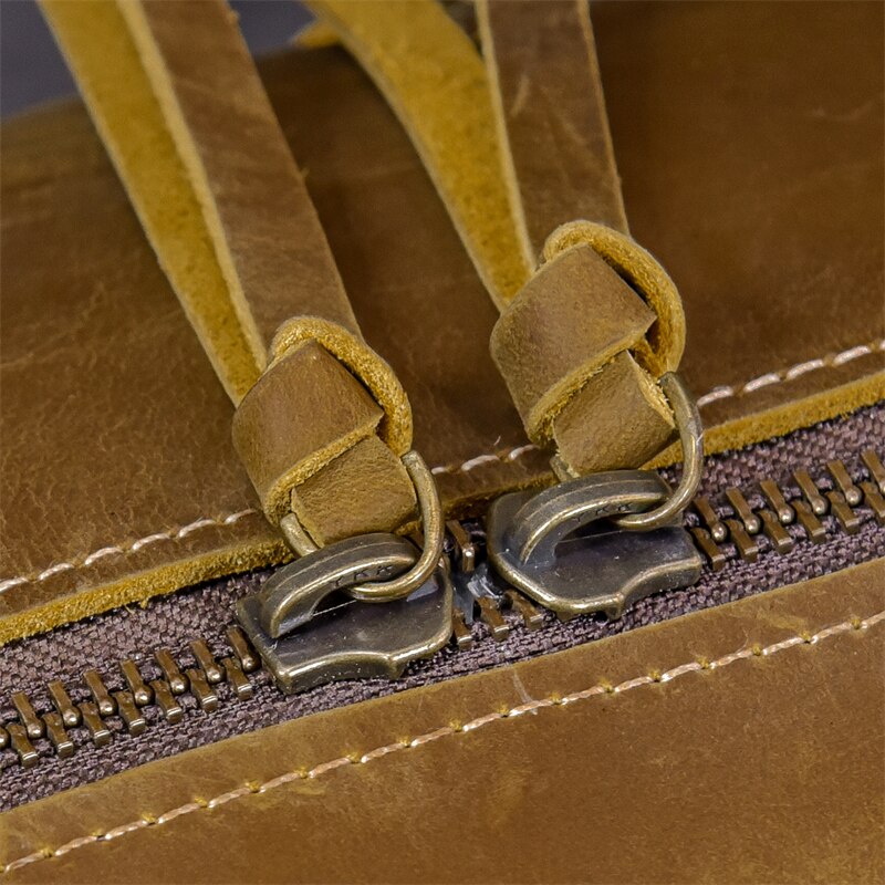 Jenya/Ujhin Crazy Horse Leather Duffle Bag