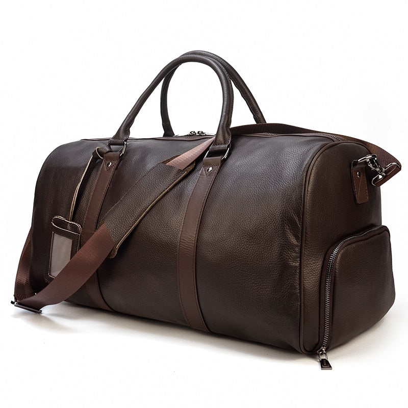Jenya/Ujhin Genuine Leather Duffle Bag