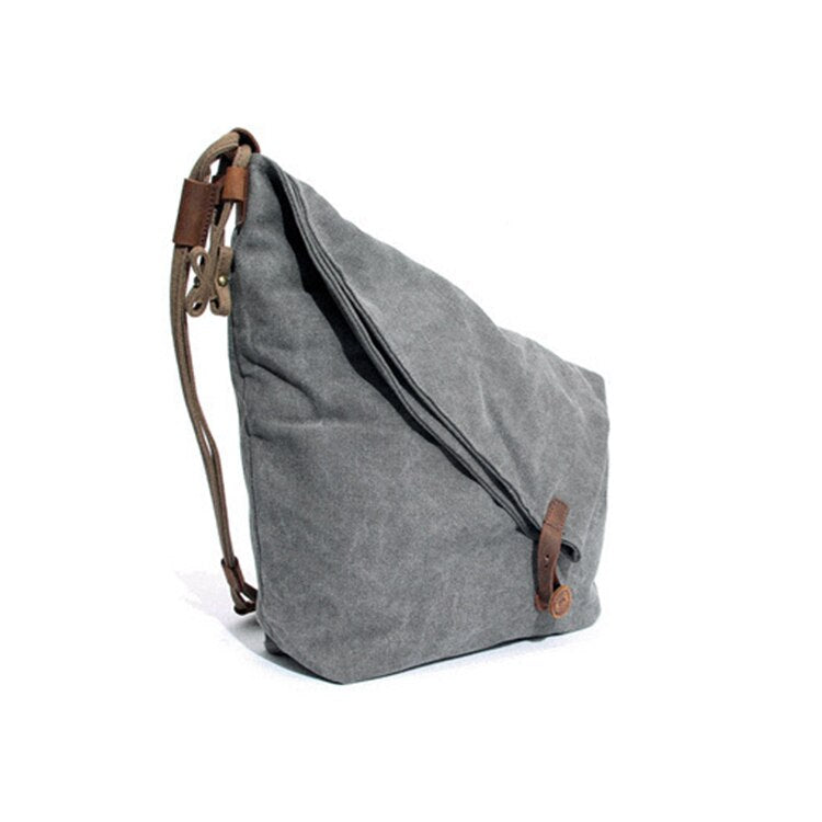 Jenya/Ujhin Canvas Leather Shoulder Bag