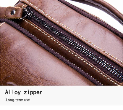 BULLCAPTAIN Handmade Leather Shoulder Bag