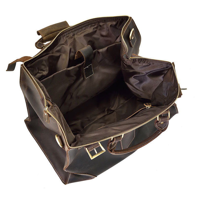 Jenya/Ujhin Crazy Horse Leather Duffel Bag