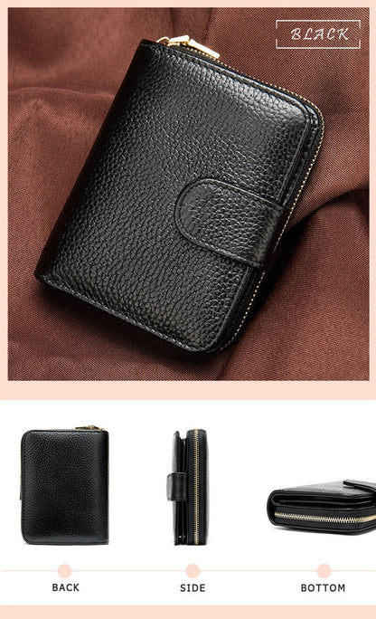 Jenya/Ujhin Cow Leather Small Wallet
