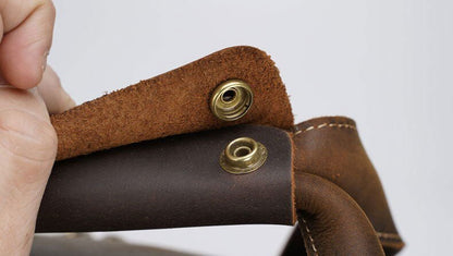 Jenya/Ujhin Crazy Horse Leather Duffle Bag