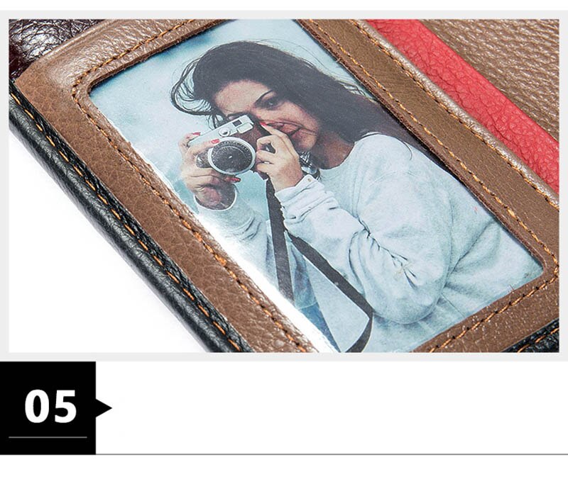 Jenya/Ujhin Patchwork Designer Leather Long & Small Wallet
