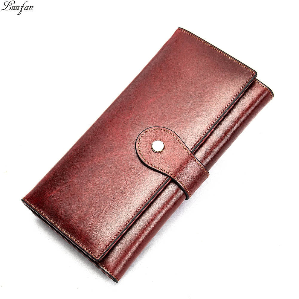 Jenya/Ujhin Leather Long Wallet
