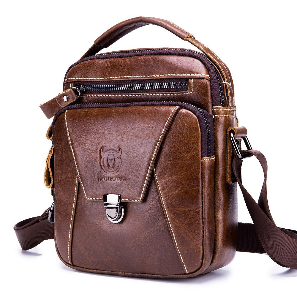 BULLCAPTAIN Handmade Leather Shoulder Bag